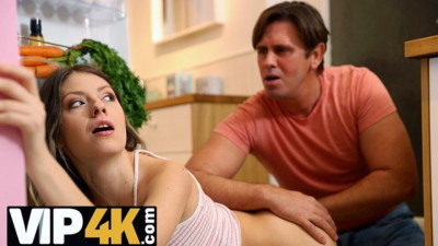 Sweet Rebecca's kitchen fuck scene