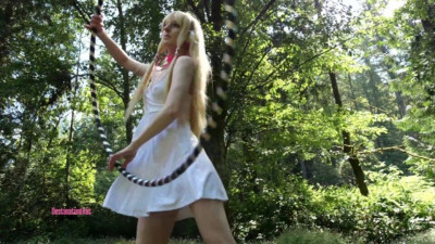 Inveigling DestinationKat's short skirt dirt