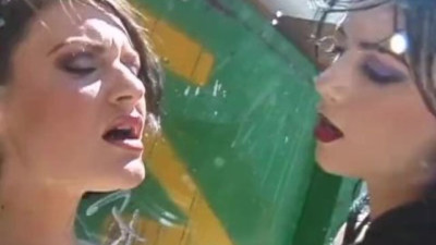 Alluring angel at lesbian smut