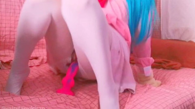 Watch passionate Miss Tanuki san's clip