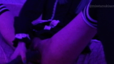 Adorable Miss Tanuki san's masturbation smut