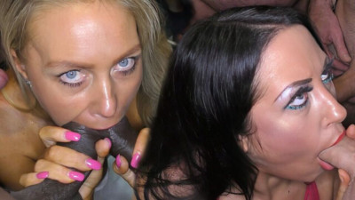 Bewitching madam's facial sex