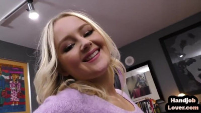 Energetic one and only - handjob smut - Finishes The Job