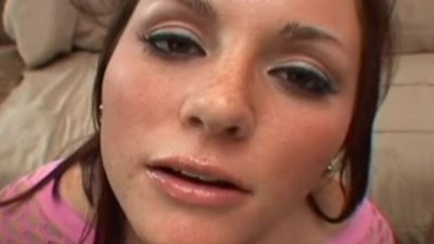 Provocative John Strong and Katin - small tits sex - Threesome 4ever