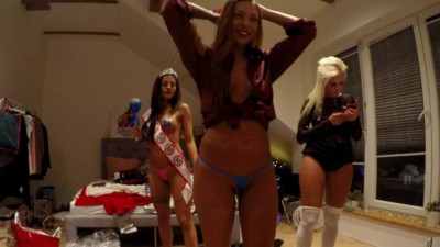 Mini skirt clip with fairly GF from Leons TV