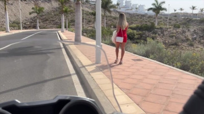 Cutesy Davcina at outdoor blowjob xxx
