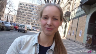 Pornstar dirt with comely German Scout from Verified Amateurs