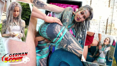 Sneaky German Scout - inked anal smut - Verified Amateurs