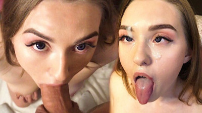 Attractive Honey Sasha's ahegao face scene