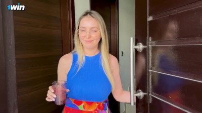 Exciting Sasha's creampie clip