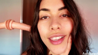 Fablazed's blowjob cum in mouth action