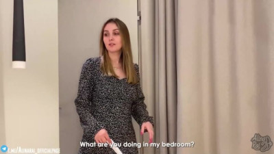 Captivating Alina Rai's handjob scene