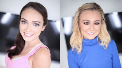 Thrilled Ashly and Kenzie's blowjob dirt