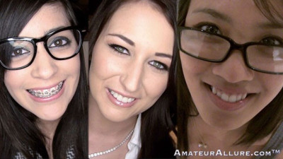 Amateur Allure featuring Angelina Chung and Alexis Grace's blowjob video