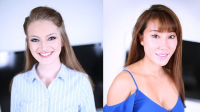 Sweet Tiffany and Maya's pornstar xxx