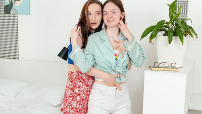 Watch energetic Erika Mori and Angie Swanson's clip