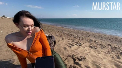 Energetic Toma Mur at public blowjob smut