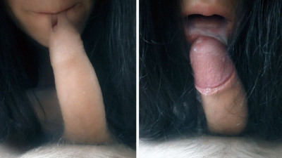 Cute Sunny Jessica's brunette blowjob dirt
