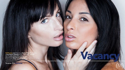 Amatory Anissa Kate and Ava Courcelles's squeezing tits movie